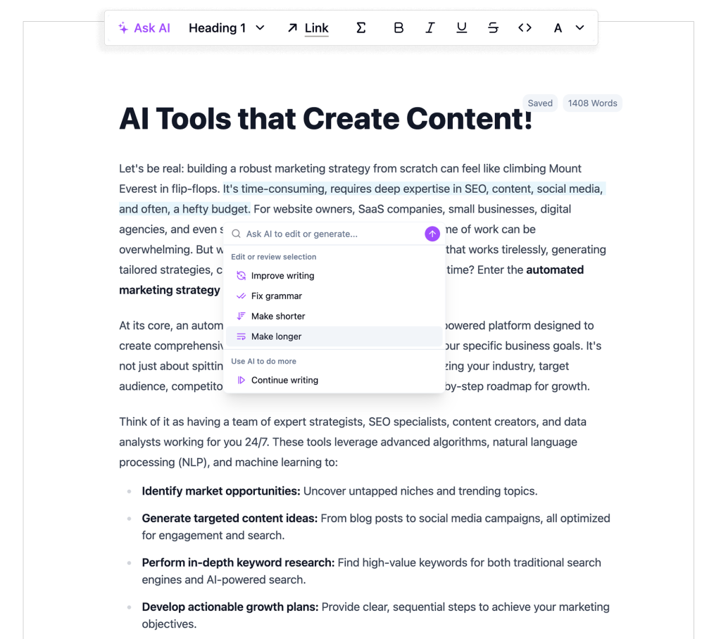 free ai article writer tool