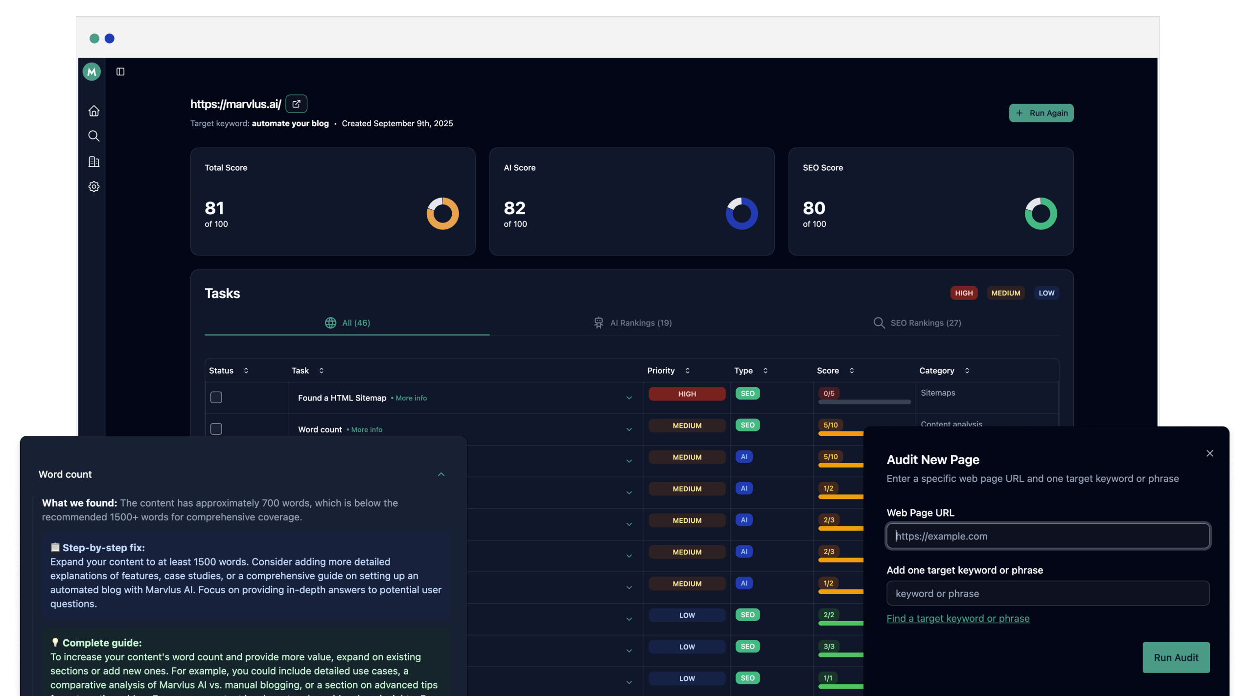 free seo audit