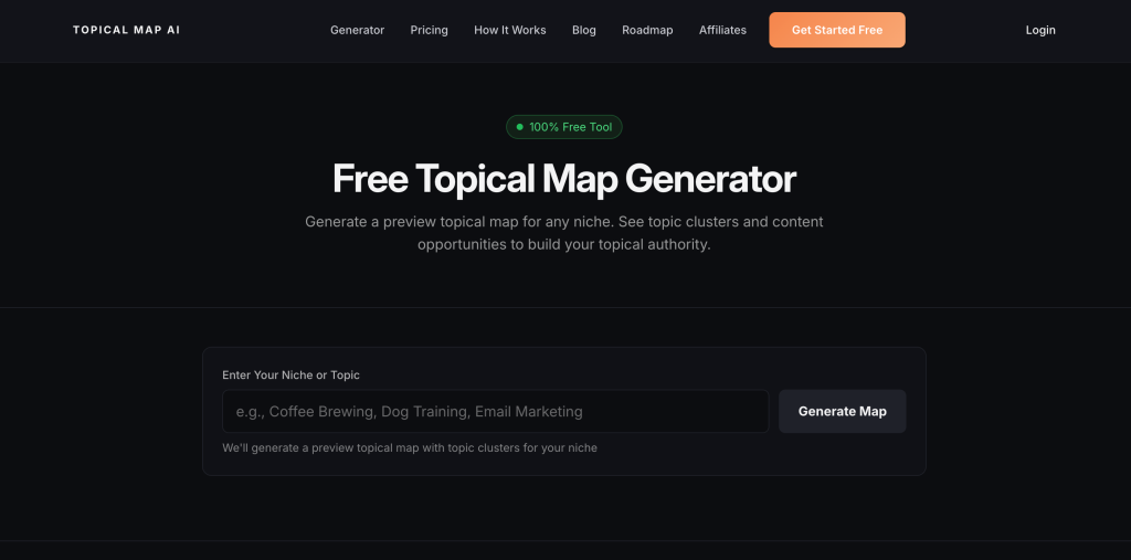 Free Topical Map Generator Test 4