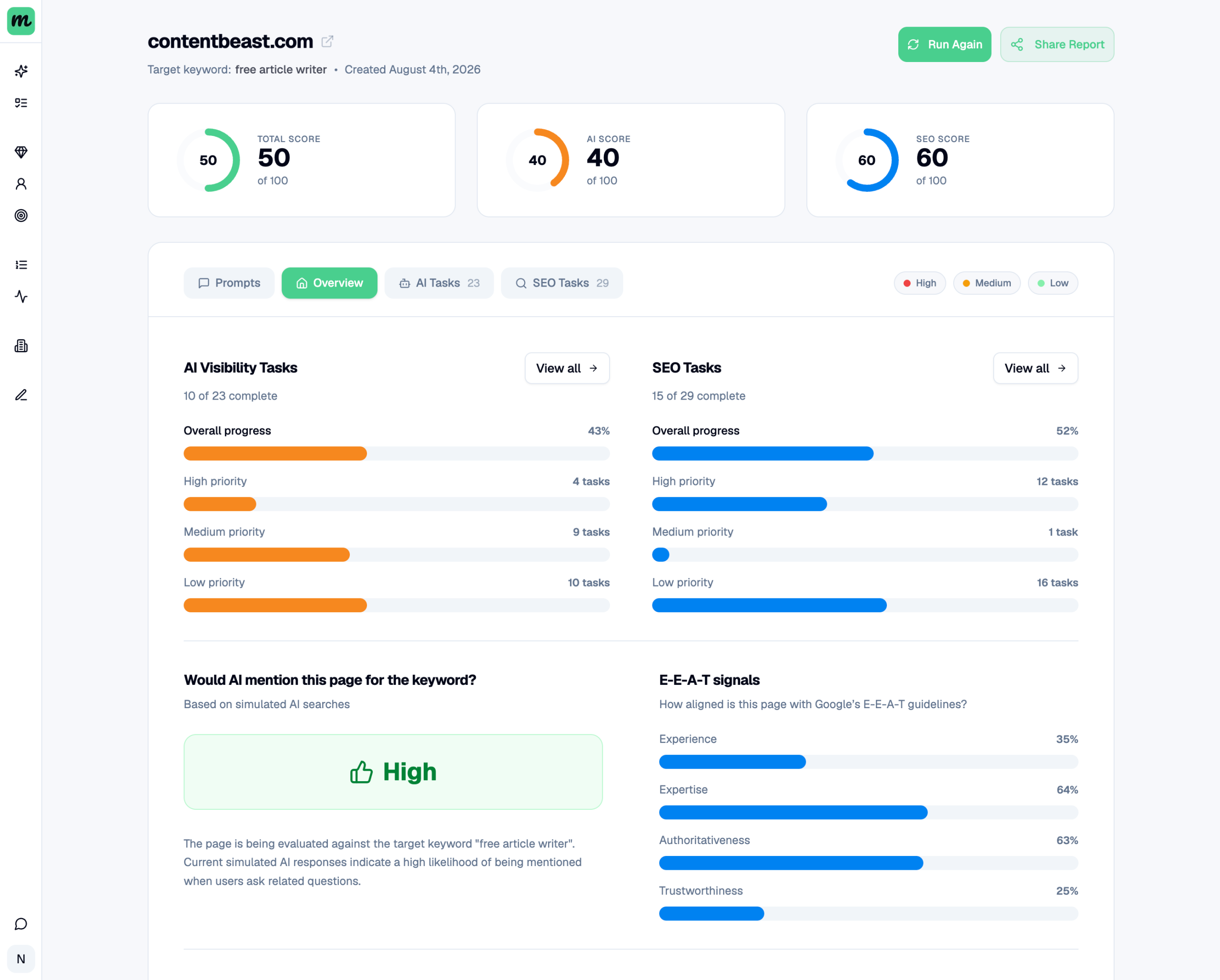 Free AI Website Audit
