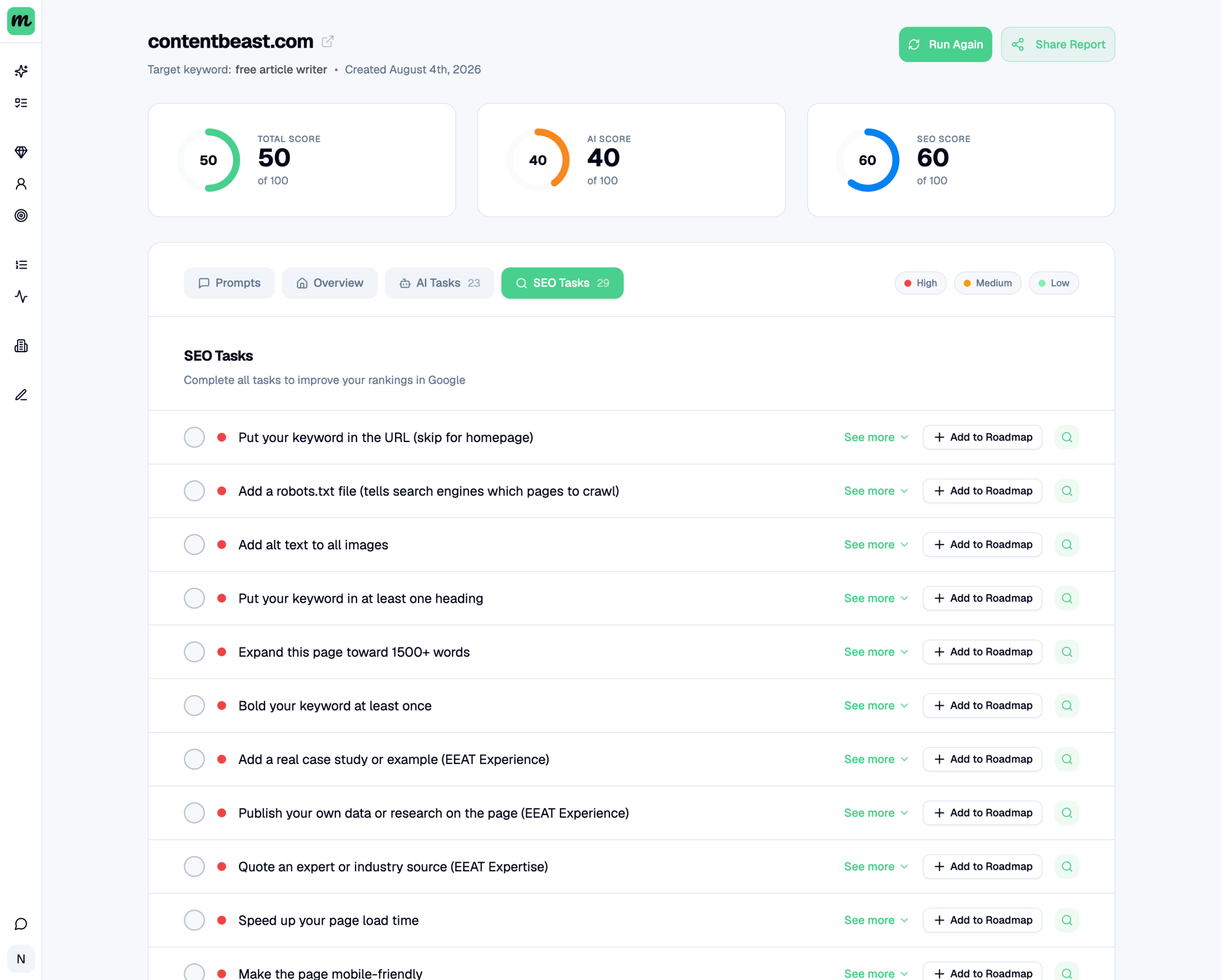 Free SEO Website Audit